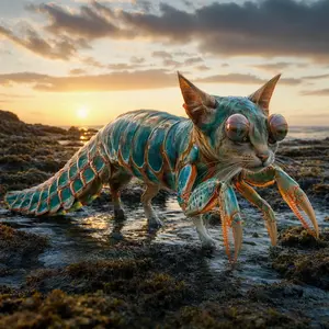Cat + Mantis shrimp